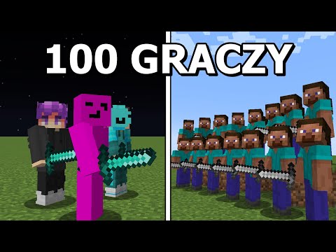 100 PLAYERS IN MINECRAFT BATTLE ROYALE!