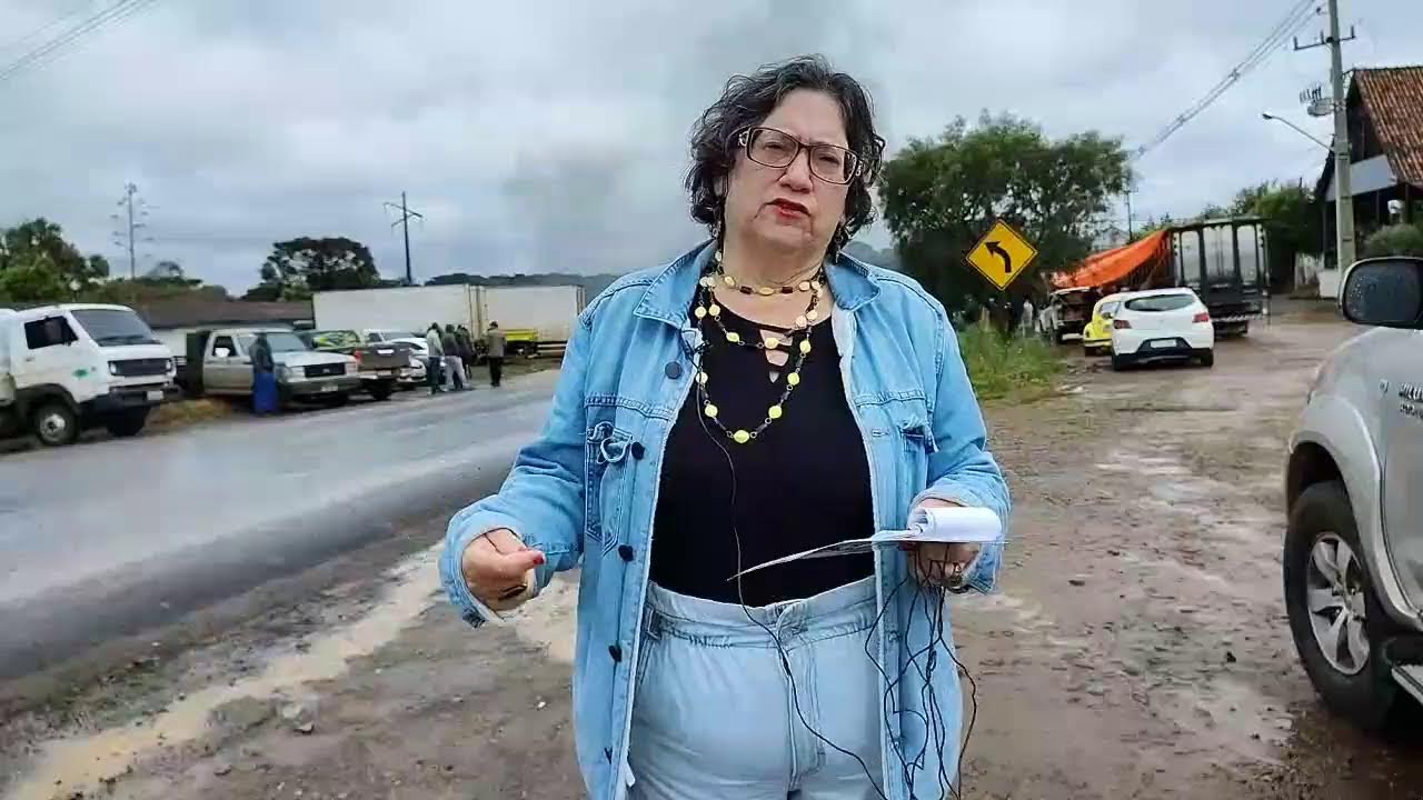 AO VIVO: Paralização na PR 170 Trevo secundário de Pinhão - Pr