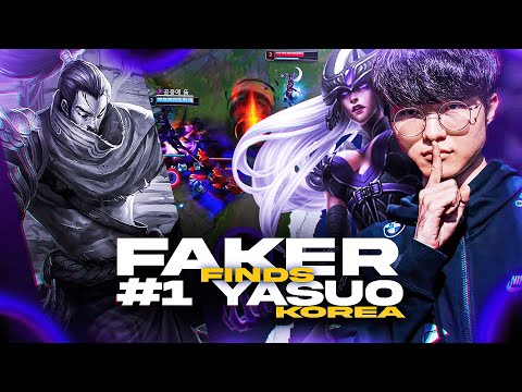 FAKER finds #1 Yasuo Korea... *20,000 Hours of Yasuo*