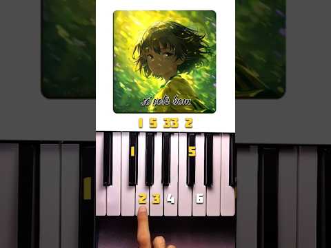 PASSO BEM SOLTO - ATLXS Piano tutorial with lyrics #piano #tutorial#passobemsolto #easypianotutorial