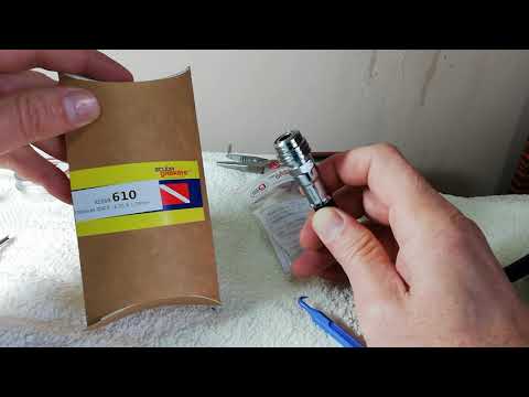 Tool for Scuba gear -How to Install LP BCD scuba Hose O-ring .
