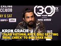 Kron Gracie Talks Return, Nate Diaz Getting 'Real Check' To Box Jake Paul | UFC 288 | MMA Fighting