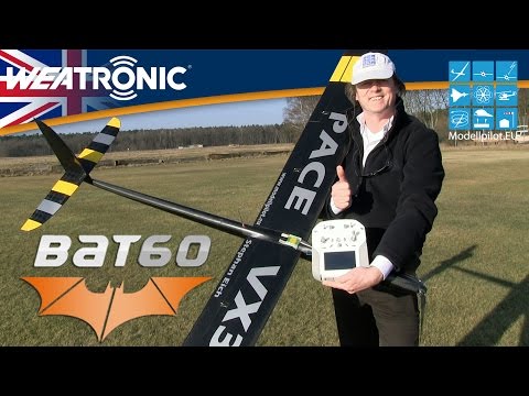 BAT 60 hand transmitter of weatronic video review - Part 2 [English] Configuration flight experience