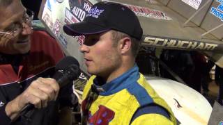 Lincoln Speedway 410 Sprint Car Victory Lane 10-20-13