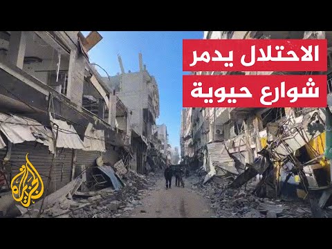 شارع فهمي بيك وسوق الزاوية وميدان فلسطين.. الدمار يضرب وجهة حيوية في غزة