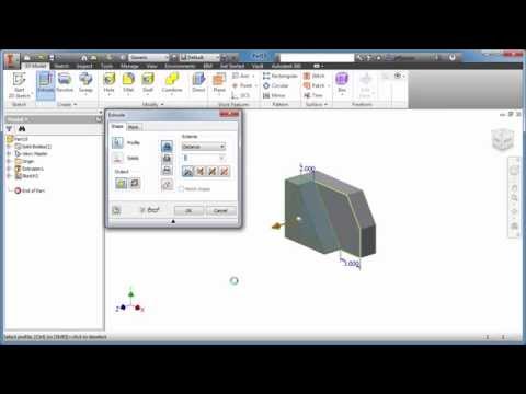 Inventor Tutorial with Isometric Sketches – Beginner part 12 of 12