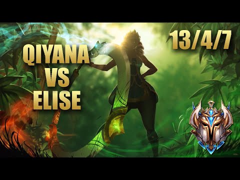 FPX Tian Qiyana Jungle Vs Elise - KR Challenger Match Summary Patch 9.20