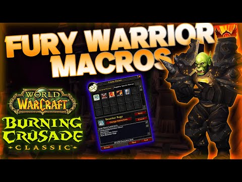Fury Warrior Macros (TBC CLASSIC)