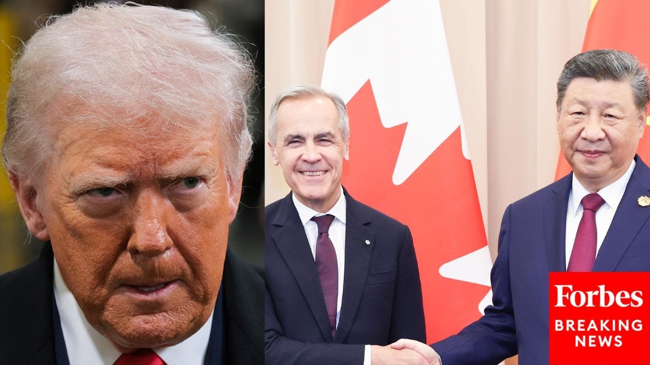 BREAKING: Trump Threatens 100% Tariffs On Canada 'If Governor Carney' Makes Trade Deal With China