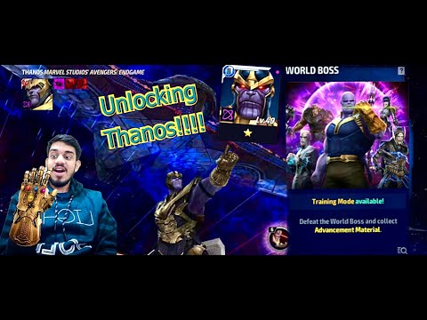 Unlocking Thanos !!!! | Thanos Gameplay | Marvel Future Fight | Mr.Benzok