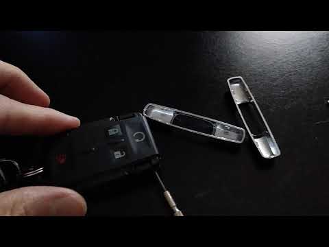 Partial disassemble of a Chevy keyfob
