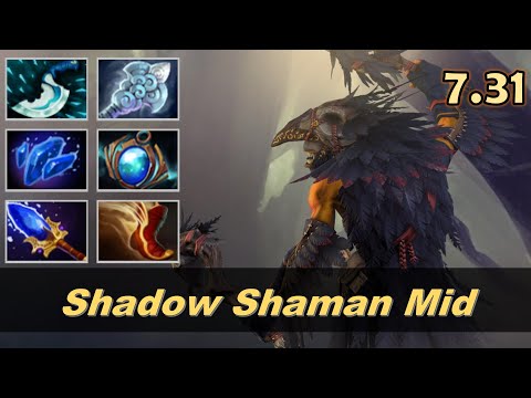 Shadow Shaman Mid Build | Dota 2 New Meta Highlights