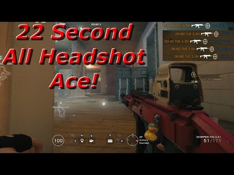 The 22 Second Ace! Road To Operation White Noise - Rainbow Six Siege Ranked Funny Moments