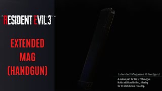 Resident Evil 3: How To Get The Extended Magazine (Handgun)