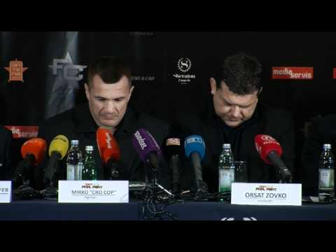 Cro Cop Final Fight Press Conference with R. Sefo, Cro Cop, D. Ghita, M. Buffer...