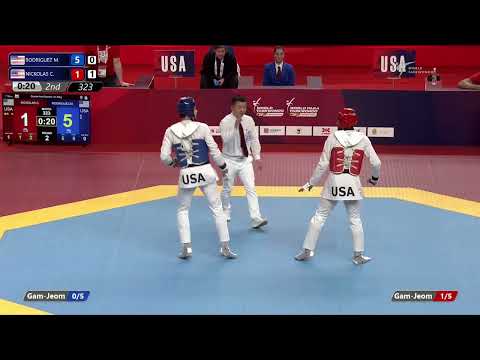 323 Quarter final M  80kg USA RODRIGUEZ M  USA NICKOLAS C