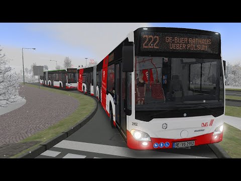 Omsi 2 Addon Projekt Gladbeck - Route 222 Marl Mitte - GE Buer Rathaus (PC)