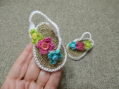 Sandalias para bebé a crochet |