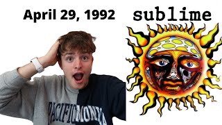 Teen Reacts To Sublime - April 29, 1992