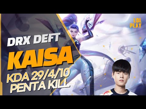 [DRX DEFT] KAISA vs SAMIRA AD carry - KR Patch 10.25 replay