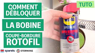 Comment débloquer la bobine d\'un coupe bordure - Tuto jardin