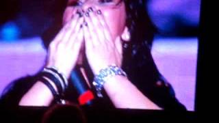 Demi Lovato singing part of get back &amp; goodbye Argentina