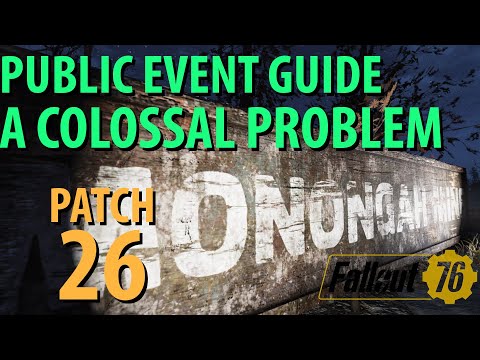 Fallout 76 A Colossal Problem Public Event Guide Patch 26
