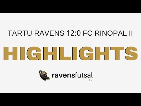 Tartu Ravens Futsal EMÜ SK - Tallinna FC Rinopal II 12:0 (4:0)