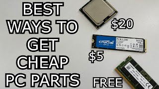 Here are the best ways to get cheap pc parts!