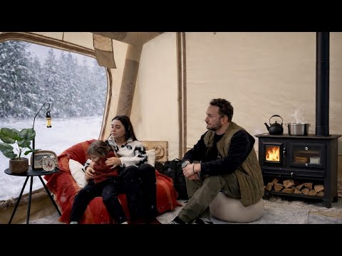 KARLAR İÇİNDE HUZURLU BİR KAMP