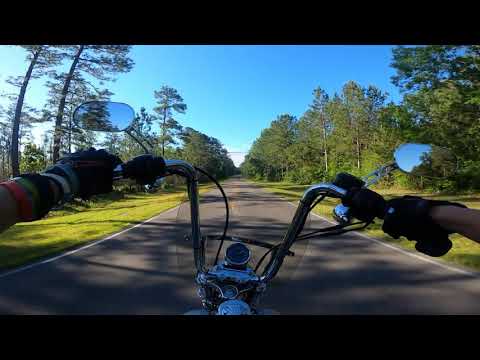 Death wobble, tank slapping Harley Davidson