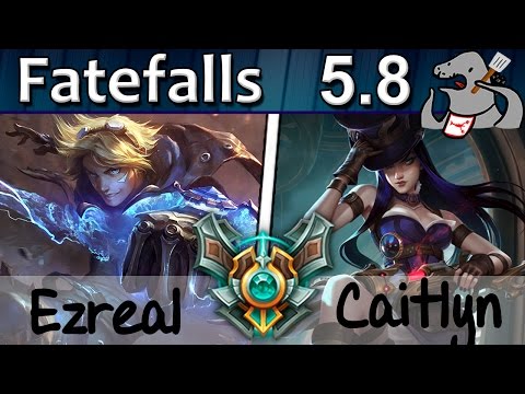 Fatefalls - Ezreal/Blitzcrank vs Caitlyn/Soraka - ADC - Master S5 | 131