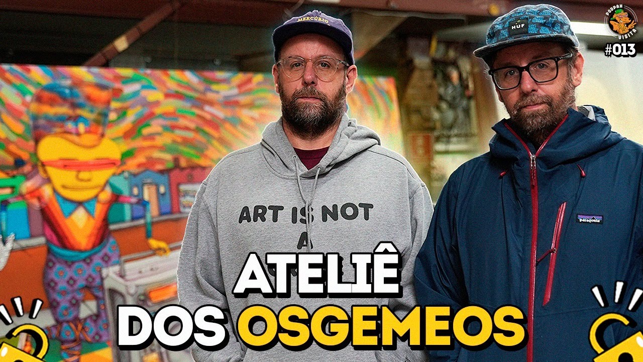 ABRINDO AS PORTAS DO SECRETO ATELIÊ DOS OSGEMEOS -  Podpah Visita #13