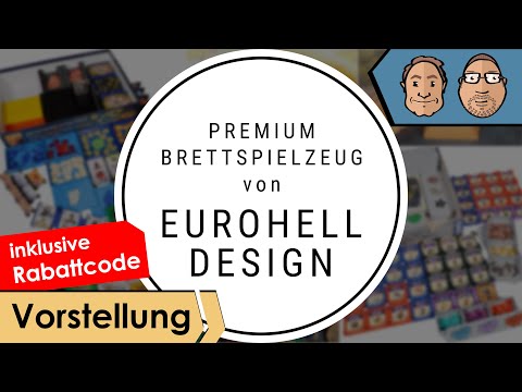 Eurohell Design – Brettspiel Zubehör – Insert & Token – Vorstellung mit Alex & Peat