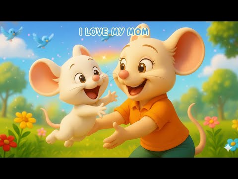 I Love My Mom | Jonta Monta Mouse Family Nursery Rhyme | Kids Songs