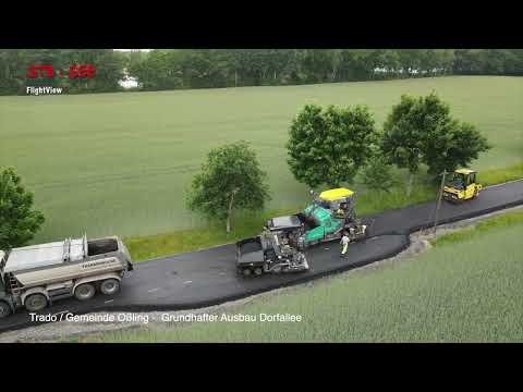 STB See - FlightView - Trado - Gemeinde Oßling - Grundhafter Ausbau Dorfallee