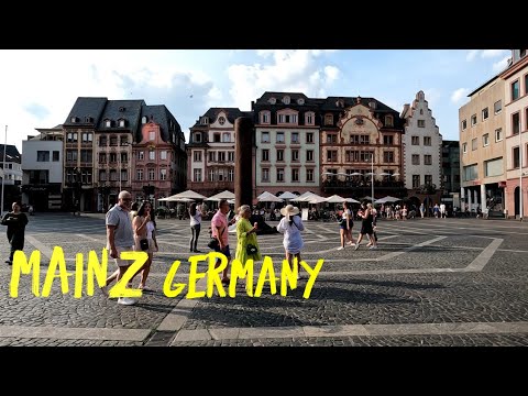 Mainz Alemanha 🇩🇪 Caminhando em um lindo dia 😍