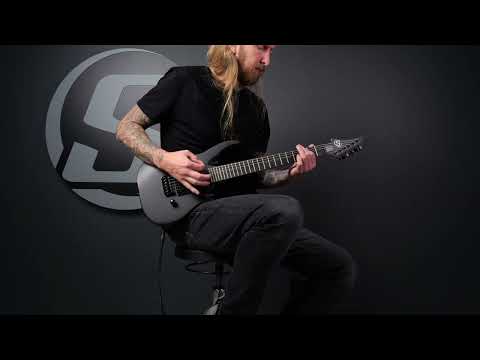 Электрогитара S BY SOLAR TYPE AB AB4.61MC-E 3/4 CARBON BLACK MATTE