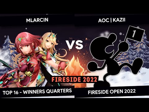 FIRESIDE OPEN 2022 - Mlarcin (Pyra & Mythra) vs Kazii (Mr. Game & Watch) - Top 16 - Winners Quarters