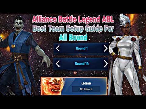 Alliance Battle Legend ABL Best Team Setup Guide For All Round - Marvel Future Fight