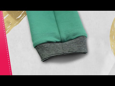 So einfach nähst du Bündchen an!