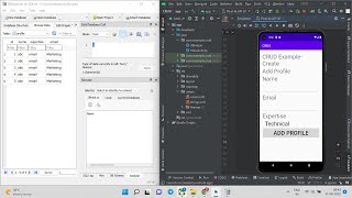 View SQLite Database and data in Android Studio