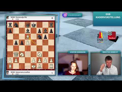 Kader-Show | Gast: WGM Josefine Heinemann | Mit GM Sebastian Siebrecht