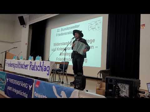 Europe has had two wars - Philipp Hoffmann Harmonika - Kassel Peace Council 2025