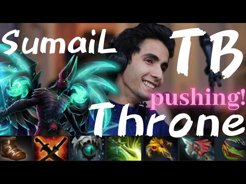 SumaiL- Terrorblade keep pushing throne vs Anti-Mage, Lina, Tidehunter - OG vs Tundra g2 Ti10 dota2