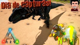 ARK Survival Evolved Capturamos Acrocantosaurus Giant Beaver fuego y veneno gameplay español