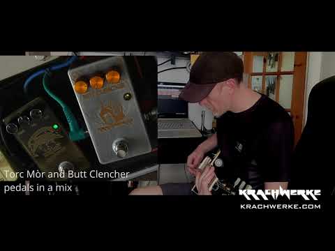 The Butt Clencher dirty boost pedal and Torc Mòr overdrive/distortion pedals in a mix