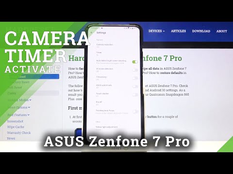 How to Activate Camera Timer in ASUS Zenfone 7 Pro – Camera Adjustment
