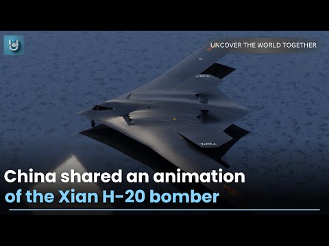 China shared an animation of the Xian H-20 bomber