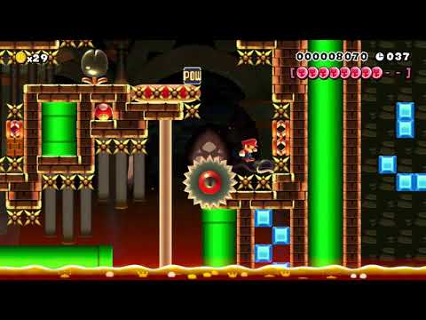 【SMM】駆け抜けろ！ 疾風 Speed run 《130sec》 by  me  ＋自作高難易度コース